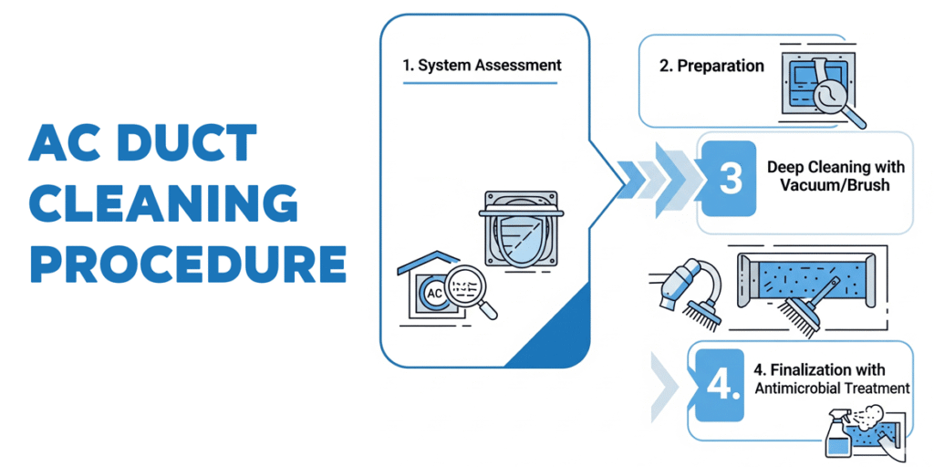 central AC duct cleaning cost