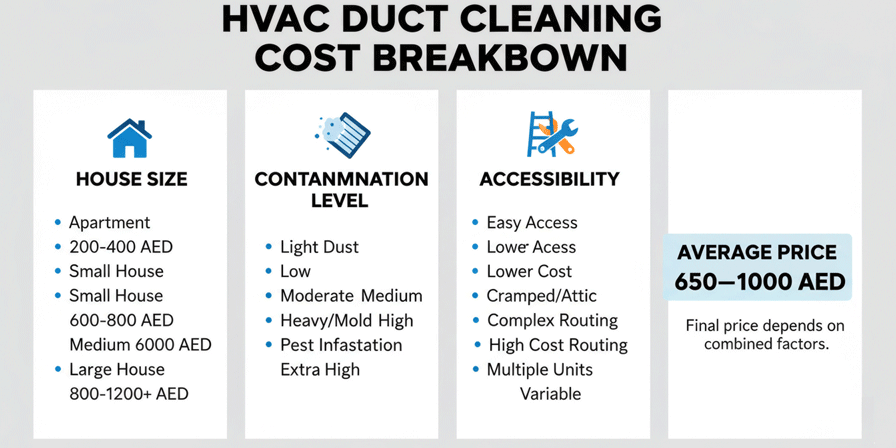 AC duct cleaning cost