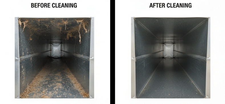 Professional duct cleaning