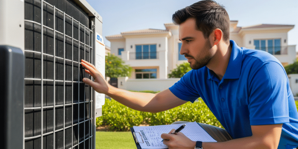 AC coil cleaning cost in Dubai