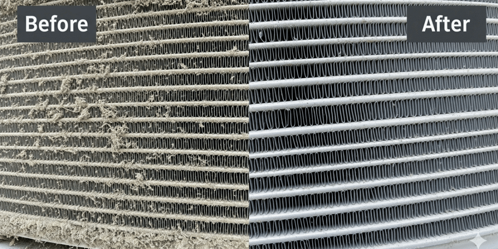 Dirty AC coils