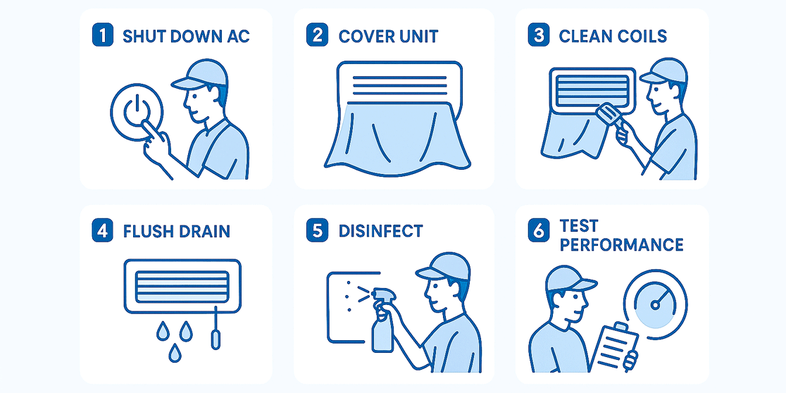 AC deep cleaning services