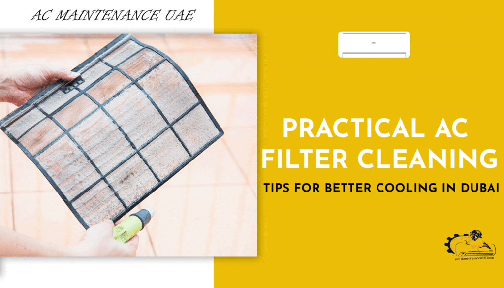 AC filter cleaning