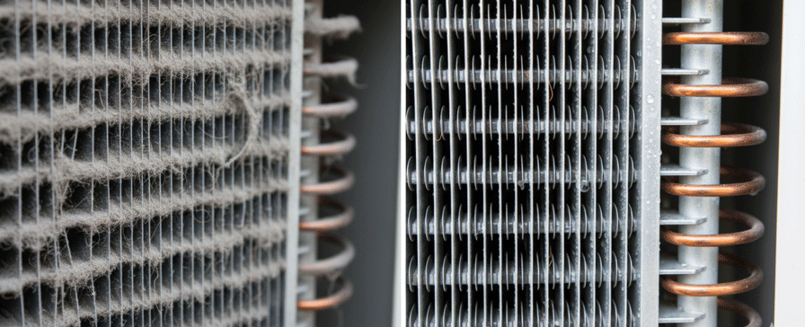 Evaporator coil cleaning