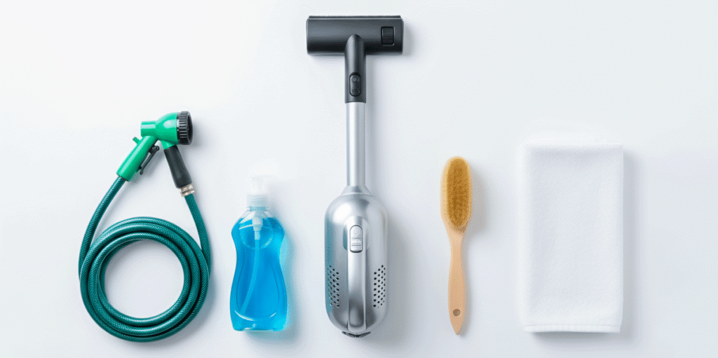 Air conditioner cleaning tools