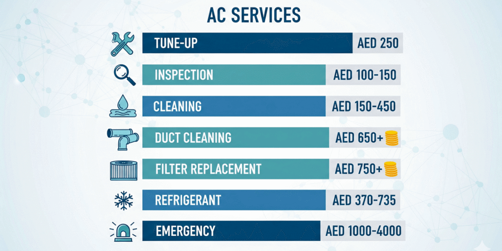 Annual AC maintenance cost