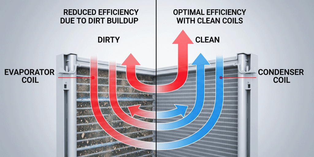 Clean AC Coils