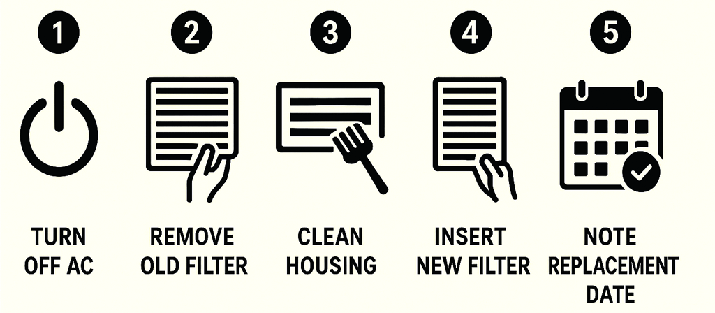 AC filter replacement