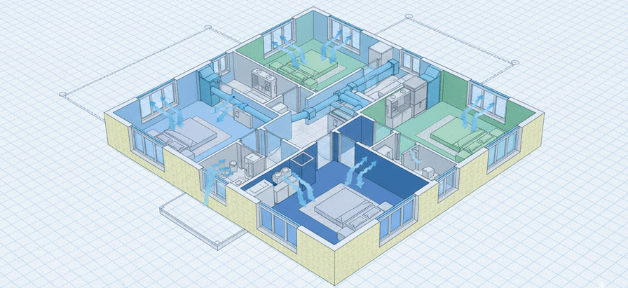 Hvac air conditioning system