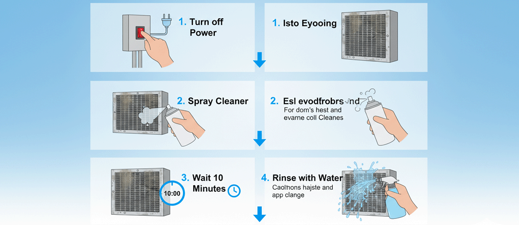 AC coil cleaning