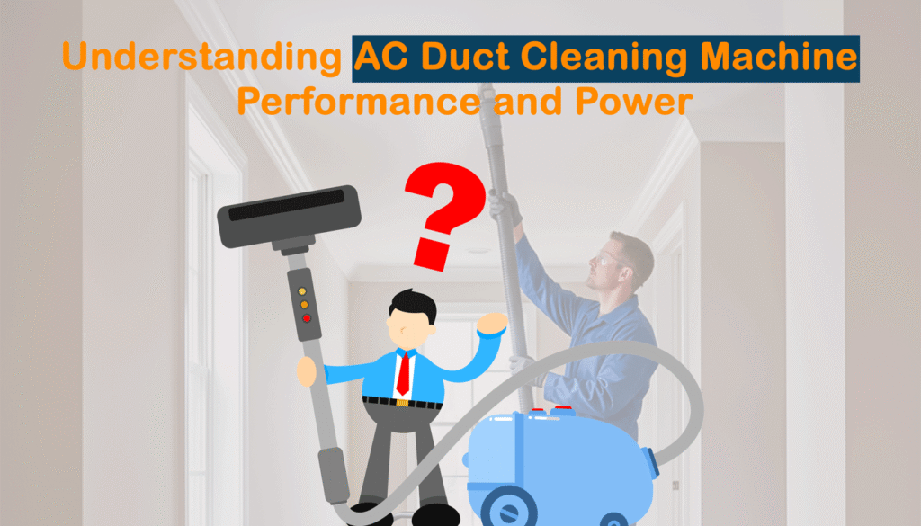 AC duct cleaning machine