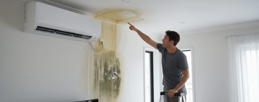 AC water leakage repair