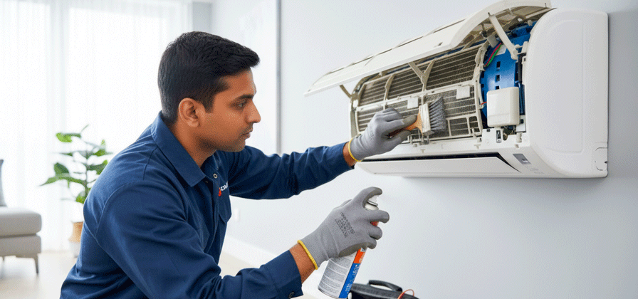 AC fan motor replacement