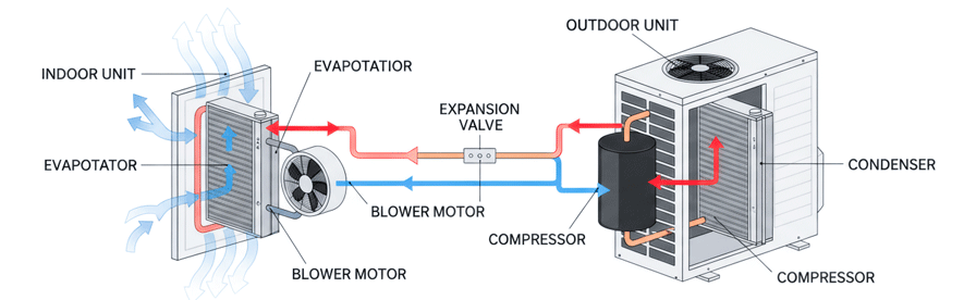 HVAC system components