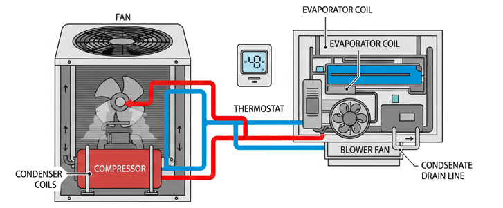 AC problems and solutions