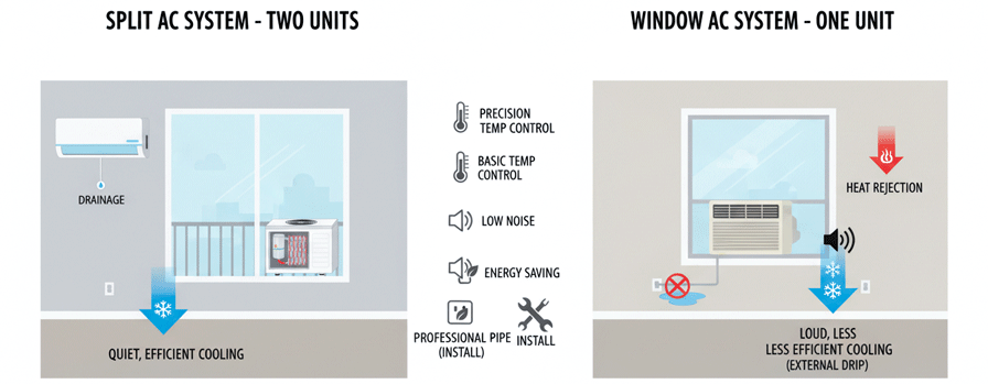 outdoor unit installation
