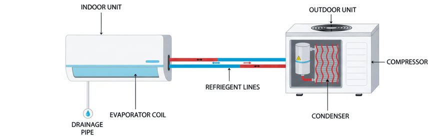 split air conditioner installation