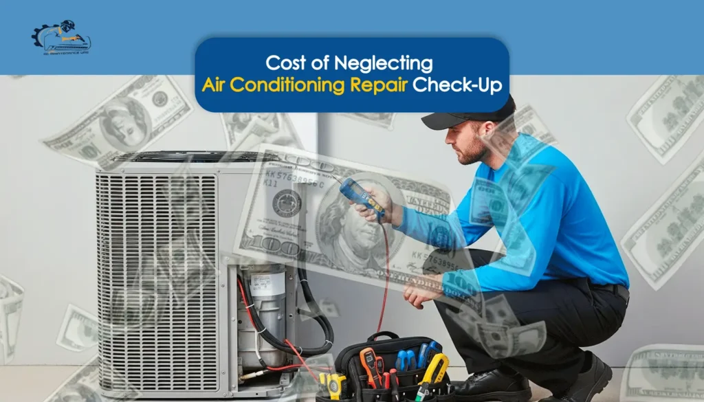 Cost of Neglecting Air Conditioning Repair Check-Up Air Conditioning Repair