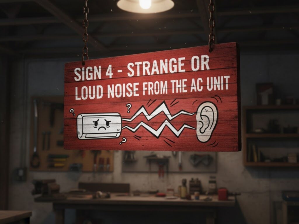 Sign 4 – Strange or Loud Noise from the AC Unit