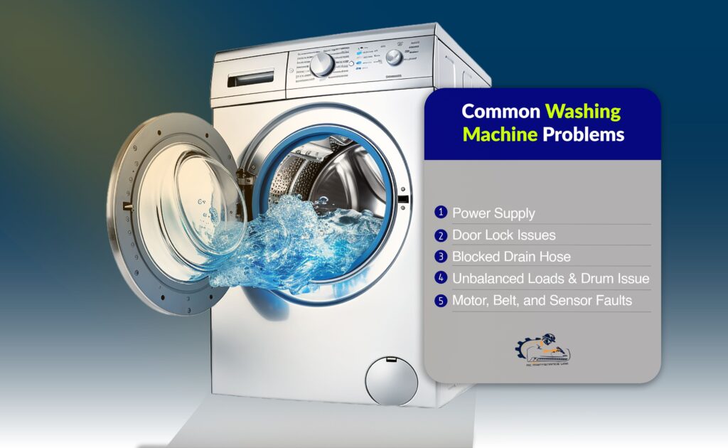 How to Diagnose Common Washing Machine Problems at Home Washing Machine Problems