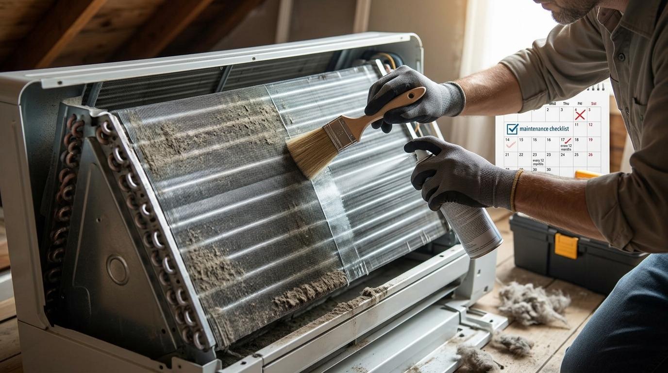 AC Cooling Coil Cleaner Guide: UAE AC Maintenance Tips AC Cooling Coil Cleaner