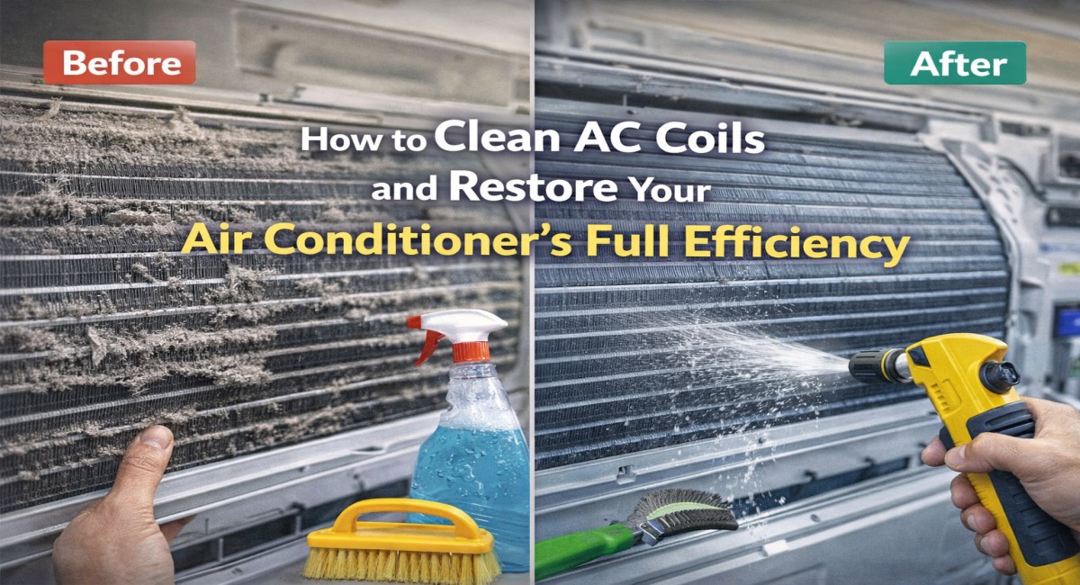 Window Ac Clean Rear Coil How to Clean AC Coils for Better Efficiency