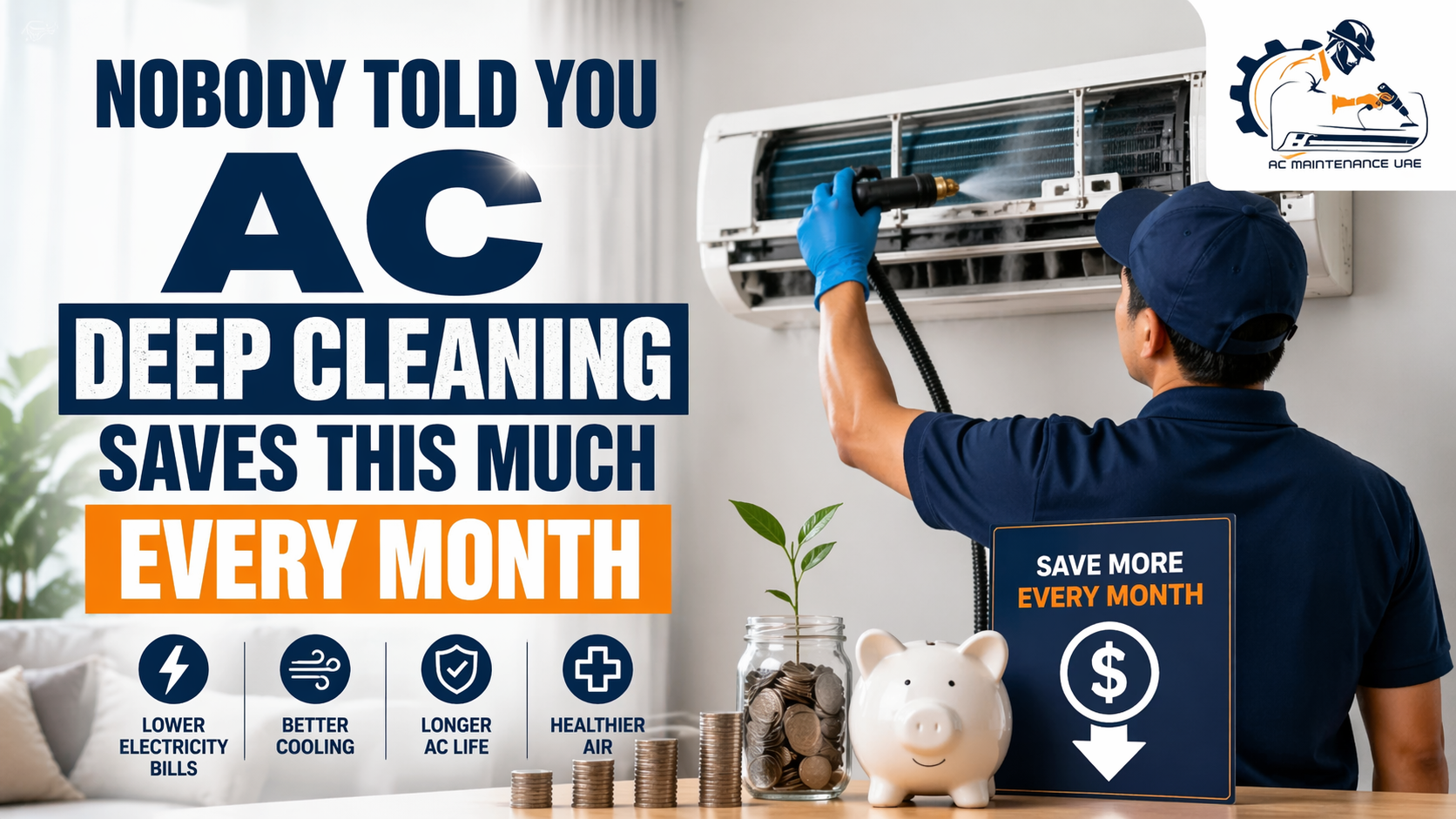 Nobody Told You AC Deep Cleaning Saves This Much Every Month