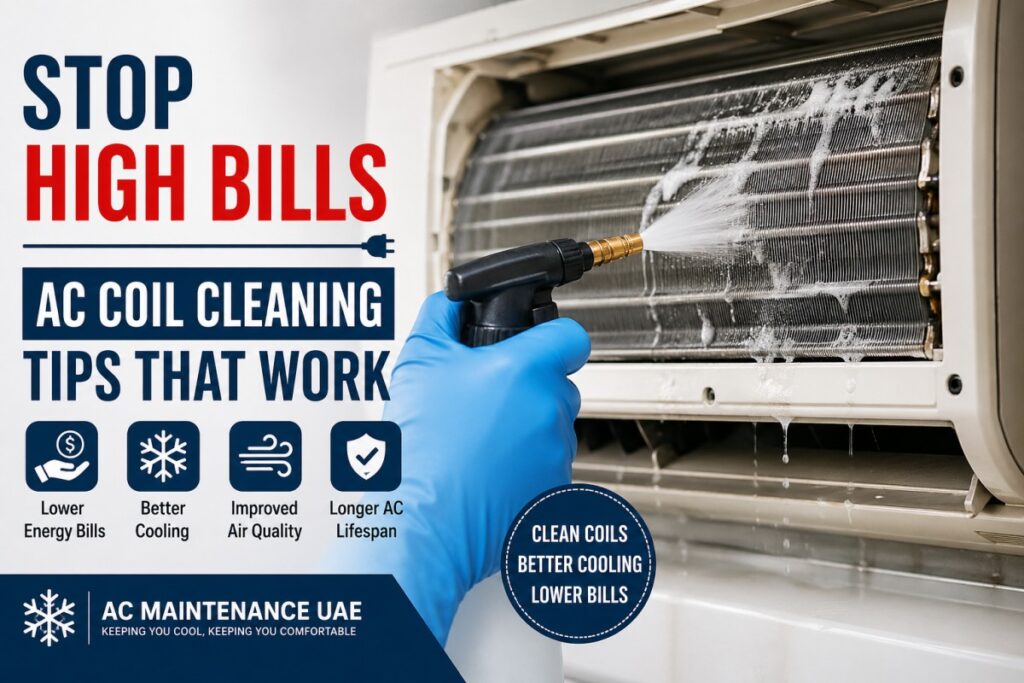 AC coil cleaning