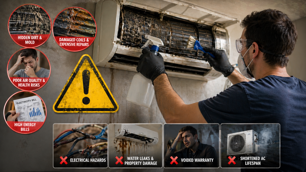 AC coil cleaning Dubai