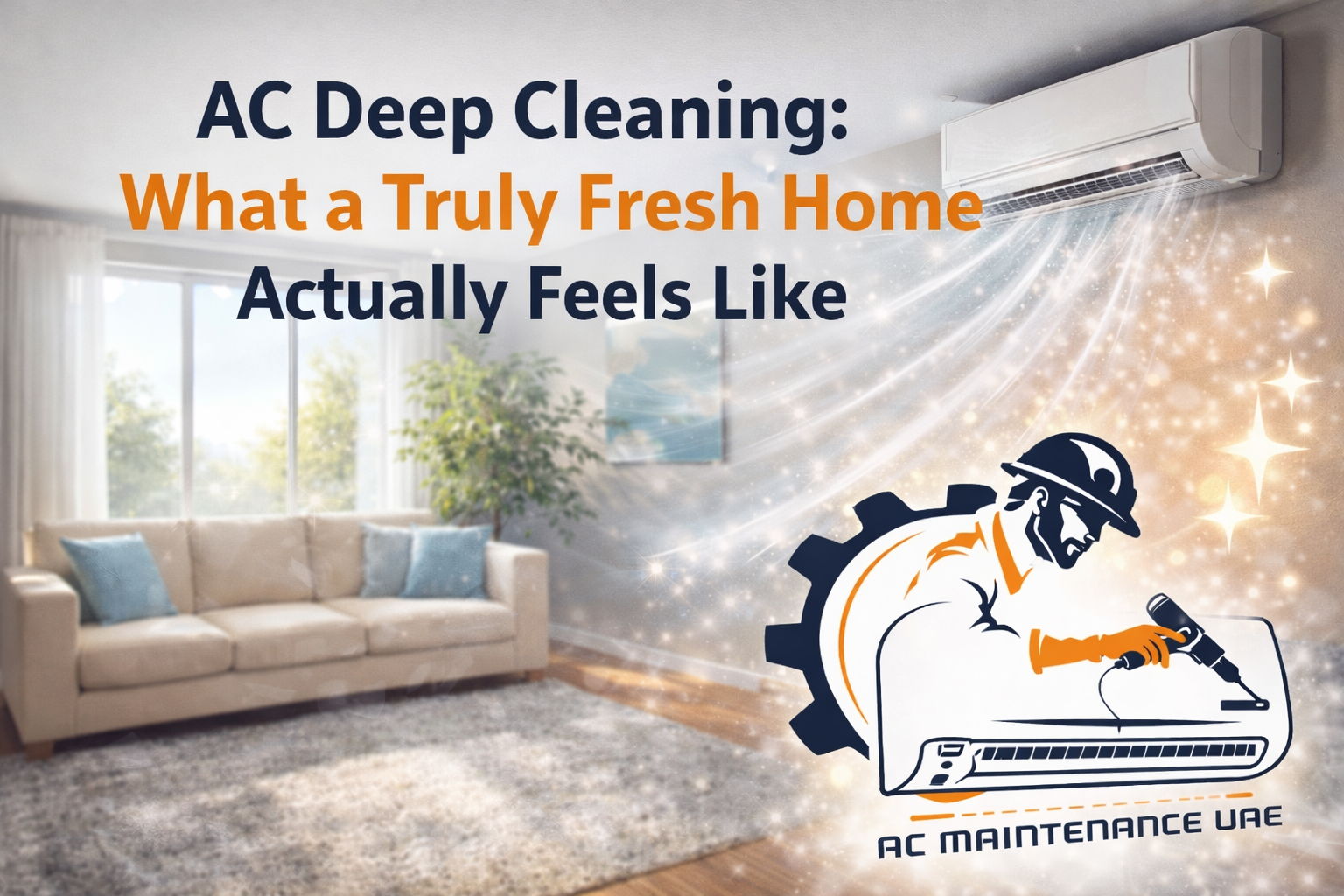 AC Deep Cleaning: What a Clean and Fresh Home Feels Like