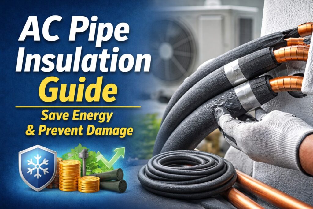 AC pipe insulation