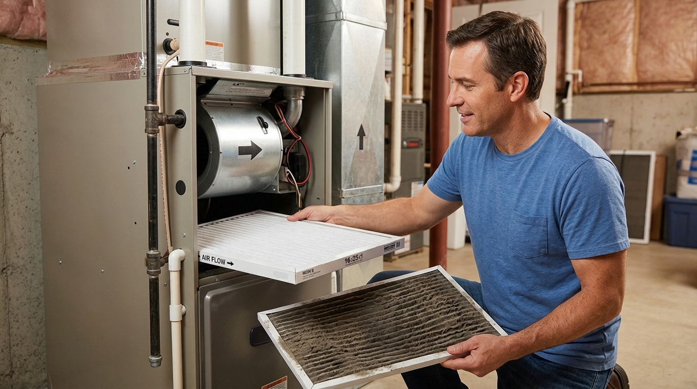 Air Conditioner Filter Replacement Guide for UAE Homes Air Conditioner Filter Replacement