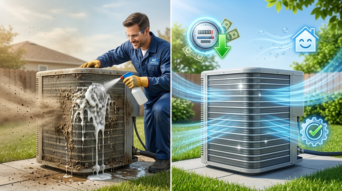 Air Conditioner Coil Cleaning: Improve Cooling & Save Energy Air Conditioner Coil Cleaning