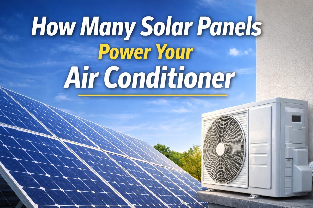 How many solar panels to power air conditioner Expert Guide
