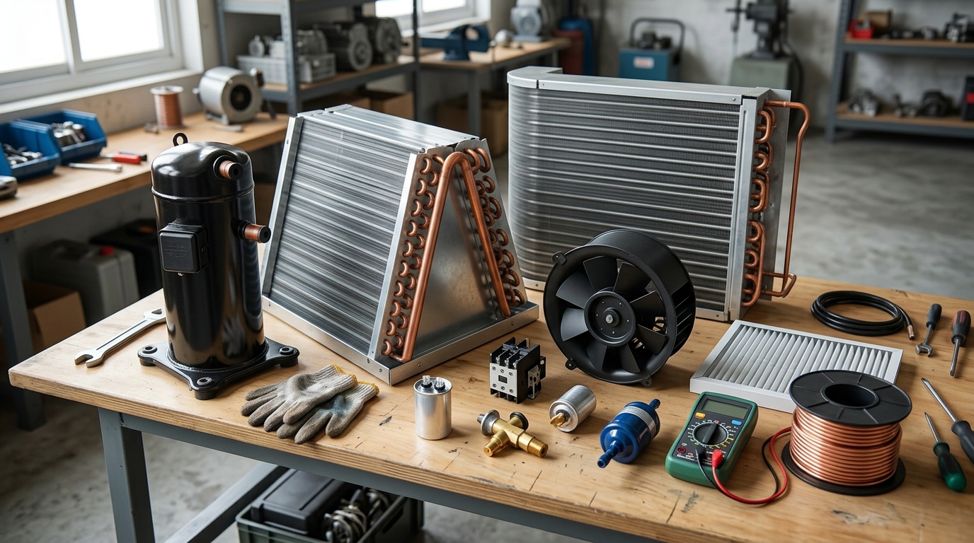 Air Conditioner Parts Guide: Types, Functions & Buying Tips Air Conditioner Parts