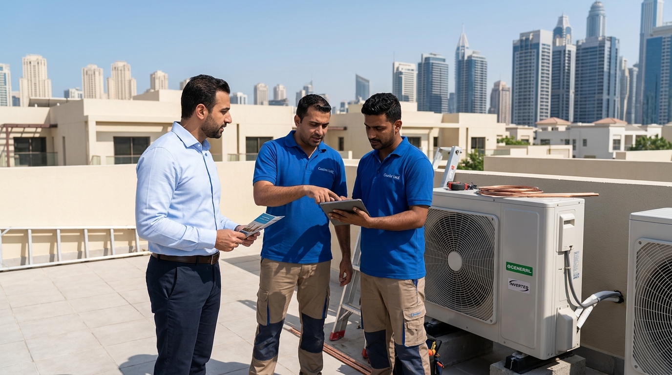 Professional air conditioner installation