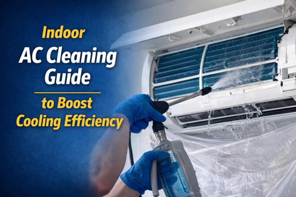 Indoor AC cleaning