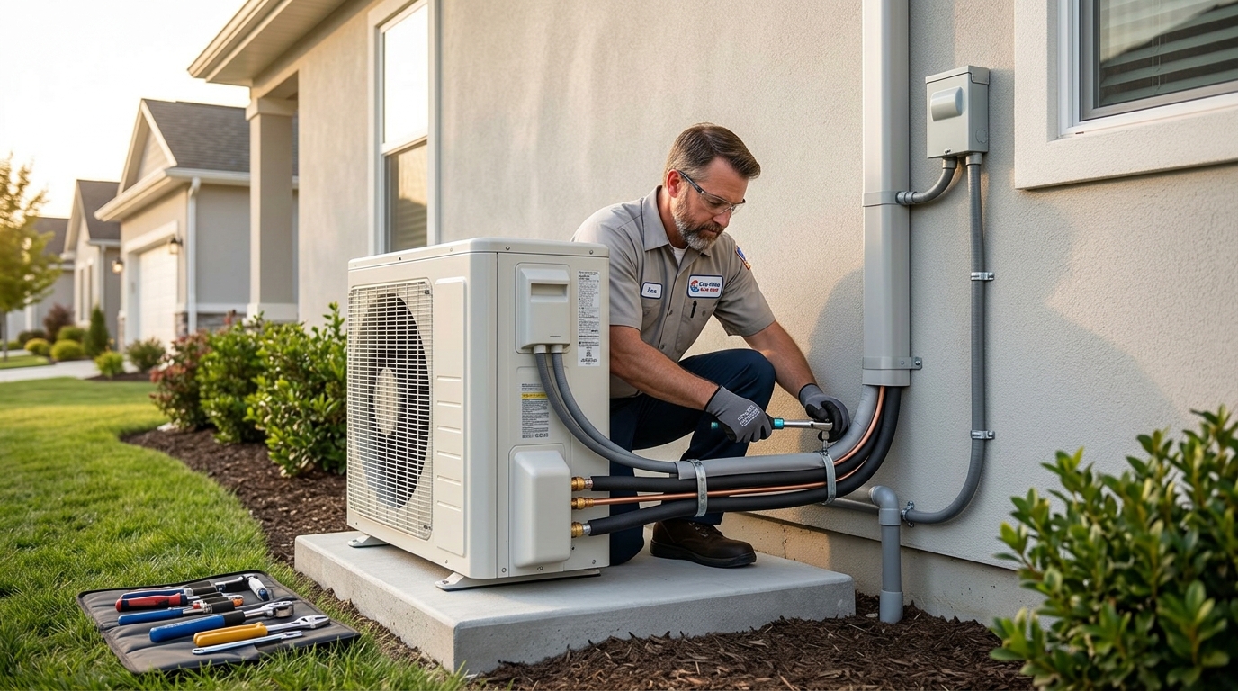 Professional air conditioner installation