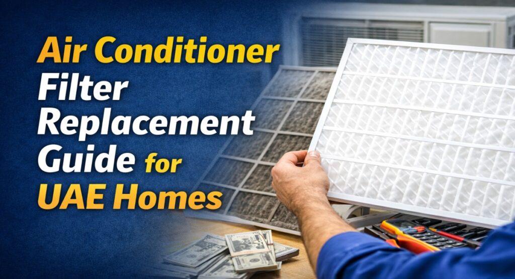 Air Conditioner Filter Replacement Guide for UAE Homes air conditioner filter replacement