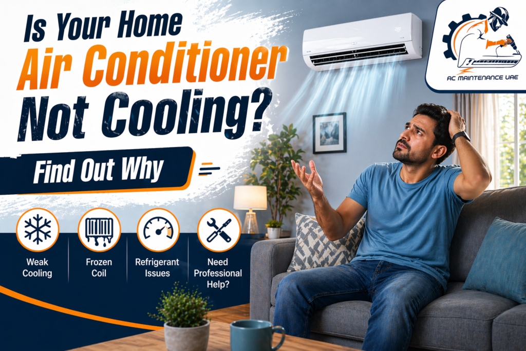 home air conditioner not cooling