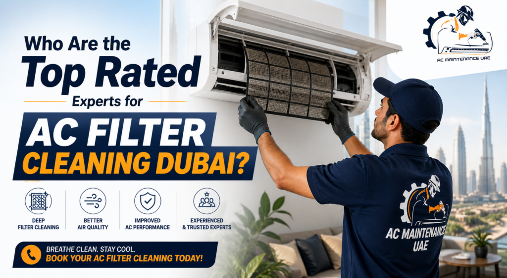 AC filter cleaning Dubai
