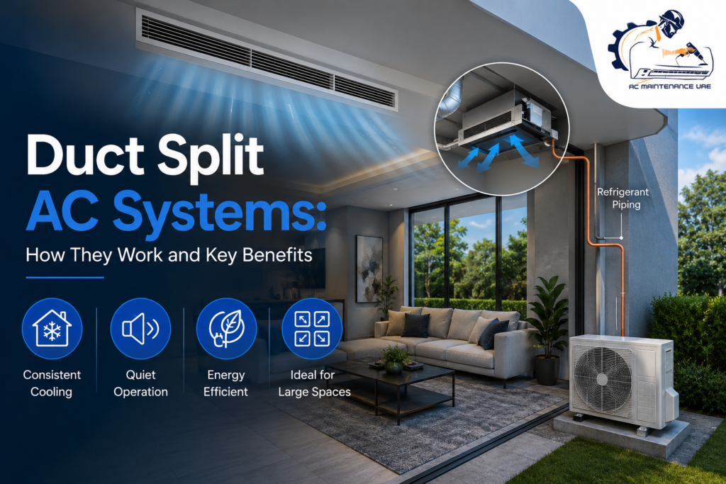 Duct split AC