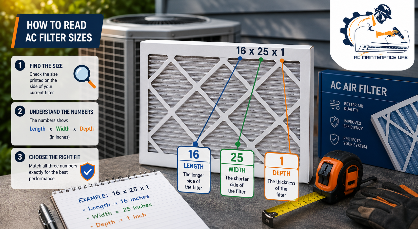 AC Filter Install