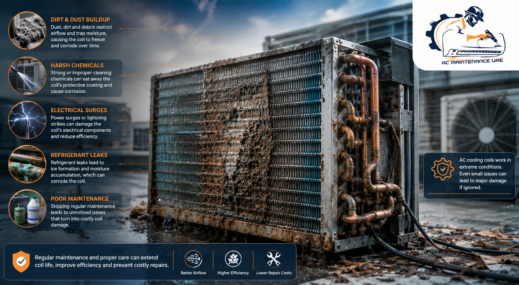 Causes AC Cooling Coil Damage in the First Place