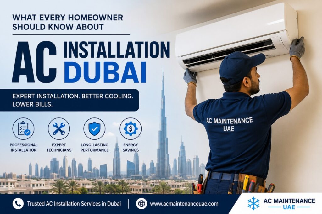 ac installation in dubai