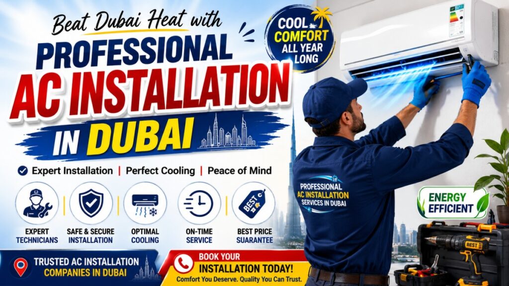 AC installation Dubai