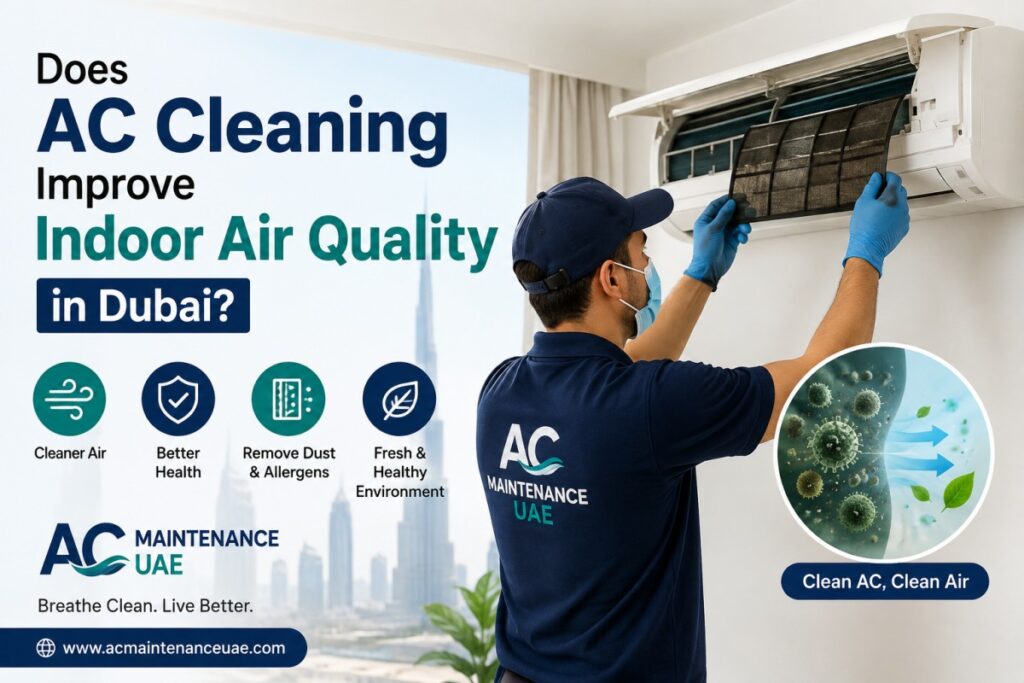 AC cleaning improve indoor air quality