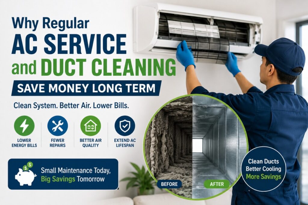 AC service and duct cleaning
