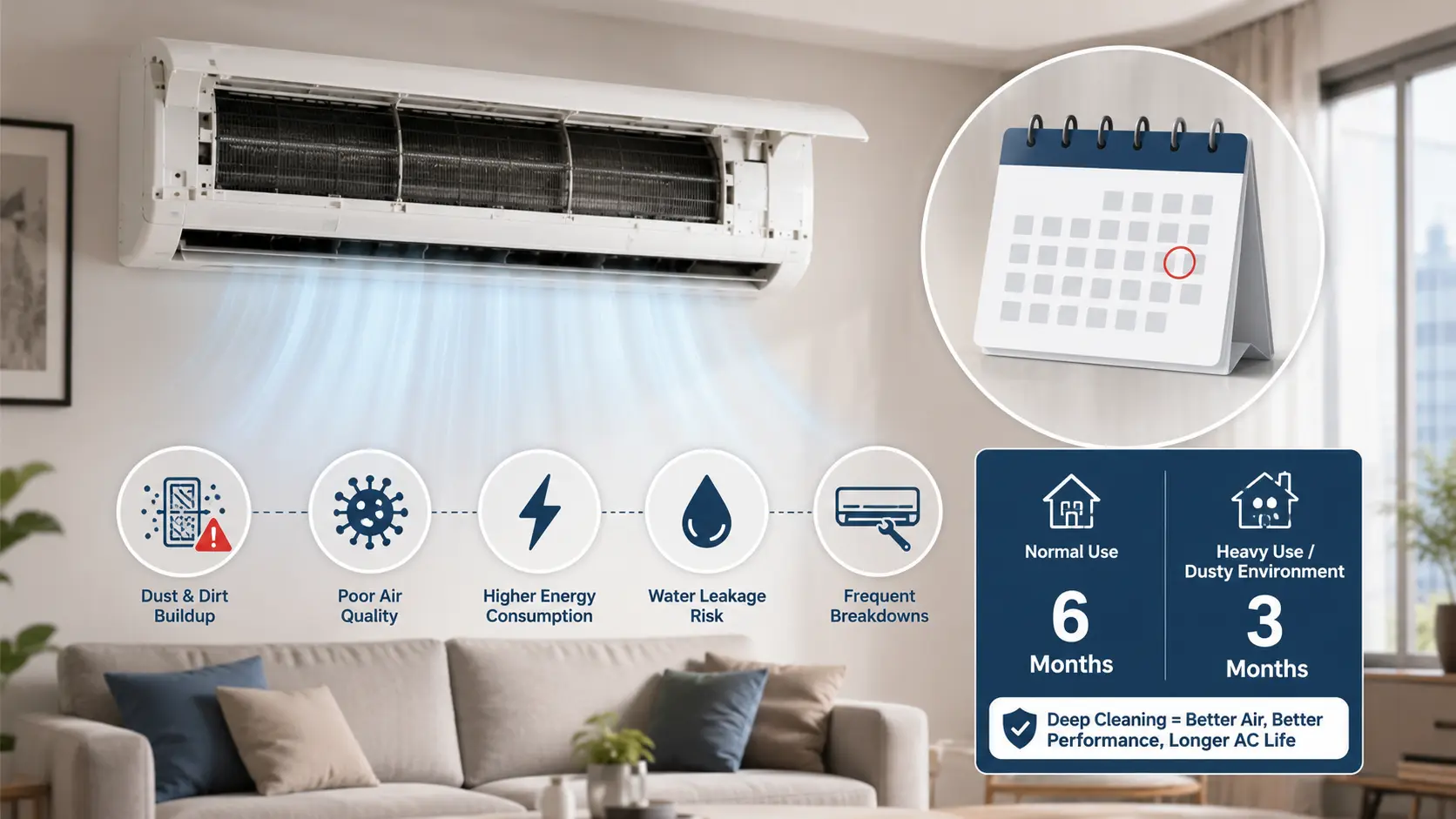 How Often Should You Actually Book AC Deep Cleaning?