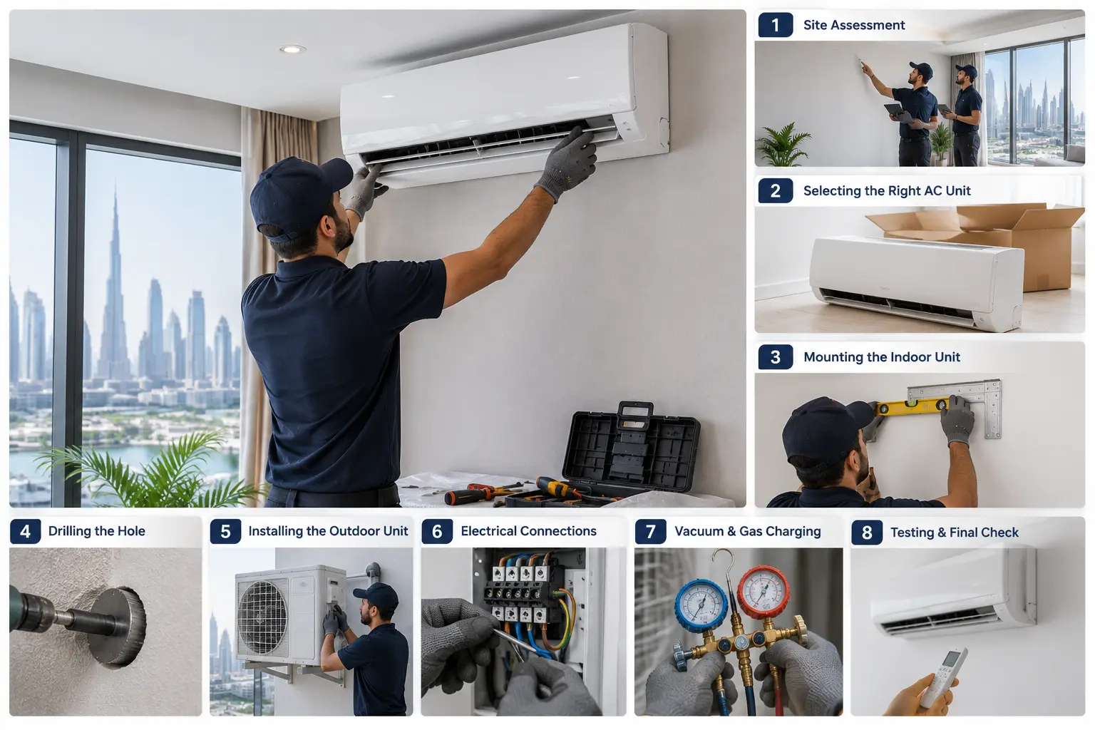 What Does AC Installation Dubai Actually Involve